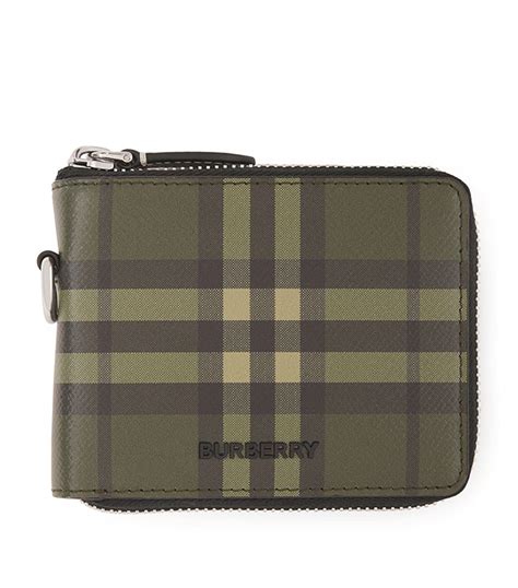 burberry zip around wallet mens|Burberry zip around wallet.